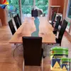 River Table Epoxy Resin Coating for Coffee Table