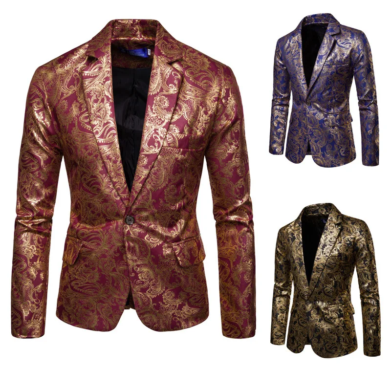 

2022 New Arrivals Outwear Classic Casual Jacket Men's Slim Fit Suit Colorful Blazer Men's Coats Fashion Coat Men's Jackets, Picture