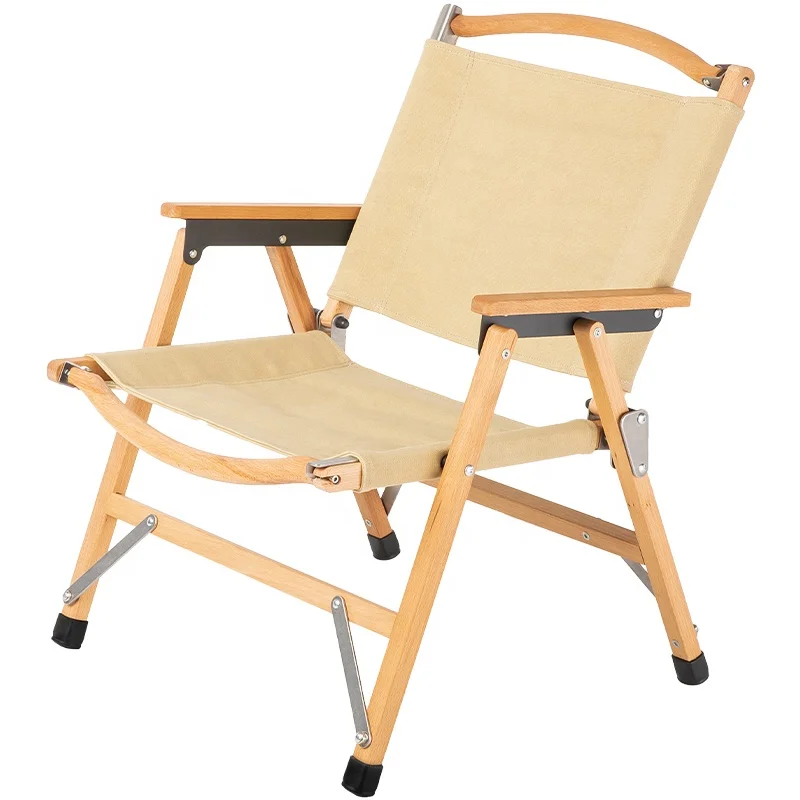 

Nature Hike Solid wood Outdoor Folding Chair Relax Camping Chairs Portable Foldable Picnic Garden BBQ Party Furniture