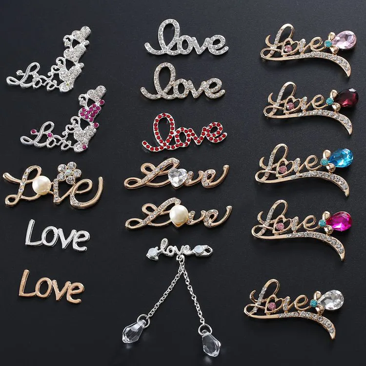 

Hot Sale Colorful Shining Diamond Metal Clog Charms Shoes Accessories Fashion Chain For Women Clog Charms Designer, As picture