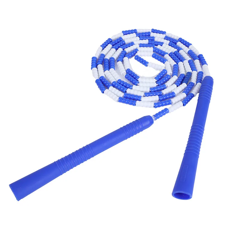 

Multi-color light jump rope comfortable handle bamboo ropelong jump rope for children, Pink,black,green,blue