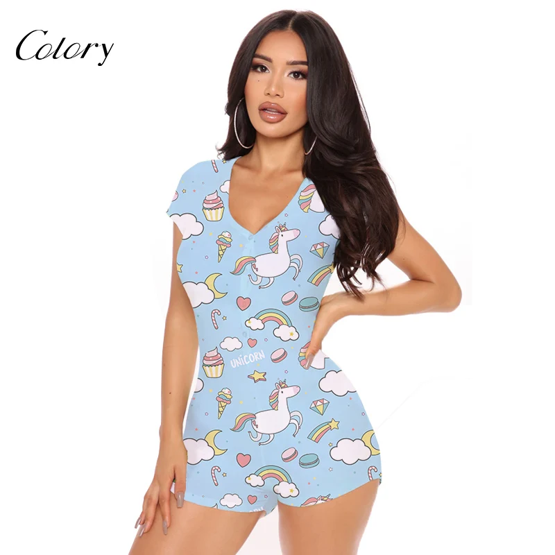 

Colory Custom Cotton Gym For Women Pj Shorts, Picture shows