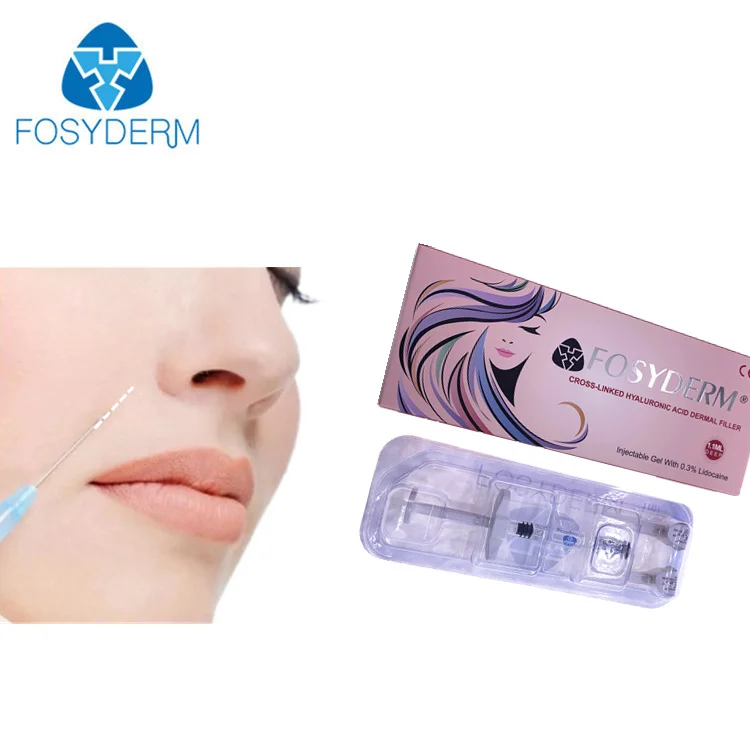 

HA Hyaluronic Acid Dermal Filler for puppet line Fosyderm Deep Nose up Filler, Transparent