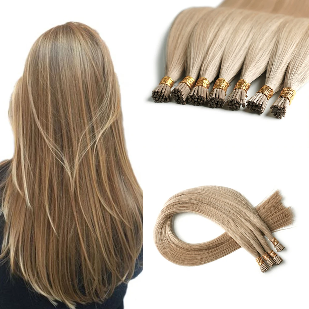 

LeShine Top Quality Remy Cuticle Intact Hair Extension,100% Human Prebonded I Tip Raw Virgin Hair Extensions