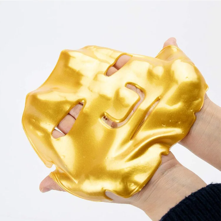 

AH Private Label MoisturizingFace Skin Care Sheet Mask 24K Gold Bio Collagen Facial Mask