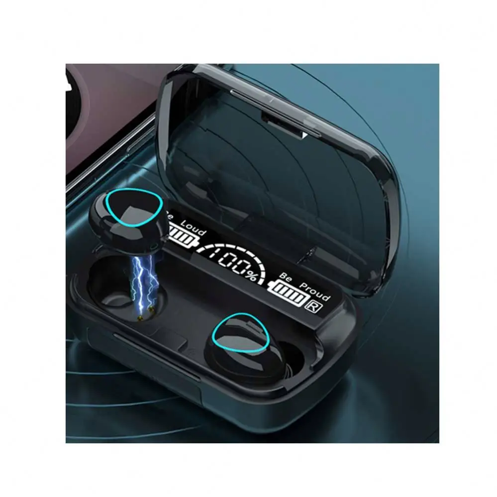 

M10 Tws Led Digital Display Bt 5.1 Earbud Sports Music Ipx7 Waterproof Wireless Earphone M10 Tws