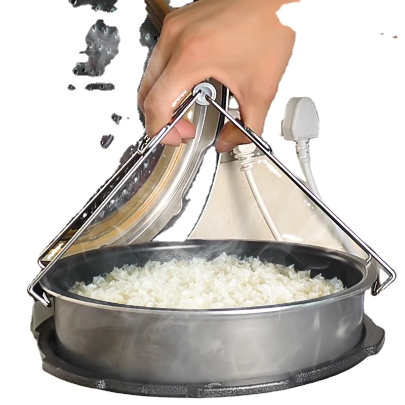 

Stainless steel anti scald tray extractor multi-function bowl holder take plate pot clamp thick creative home bowl taking clamp