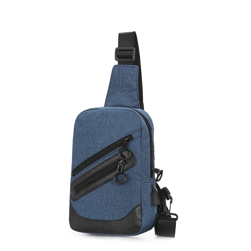 

Fashion Sports Street Out Chest Bag Superior Fabric Waterproof Oxford Sling Shoulder Bag, 3 colors