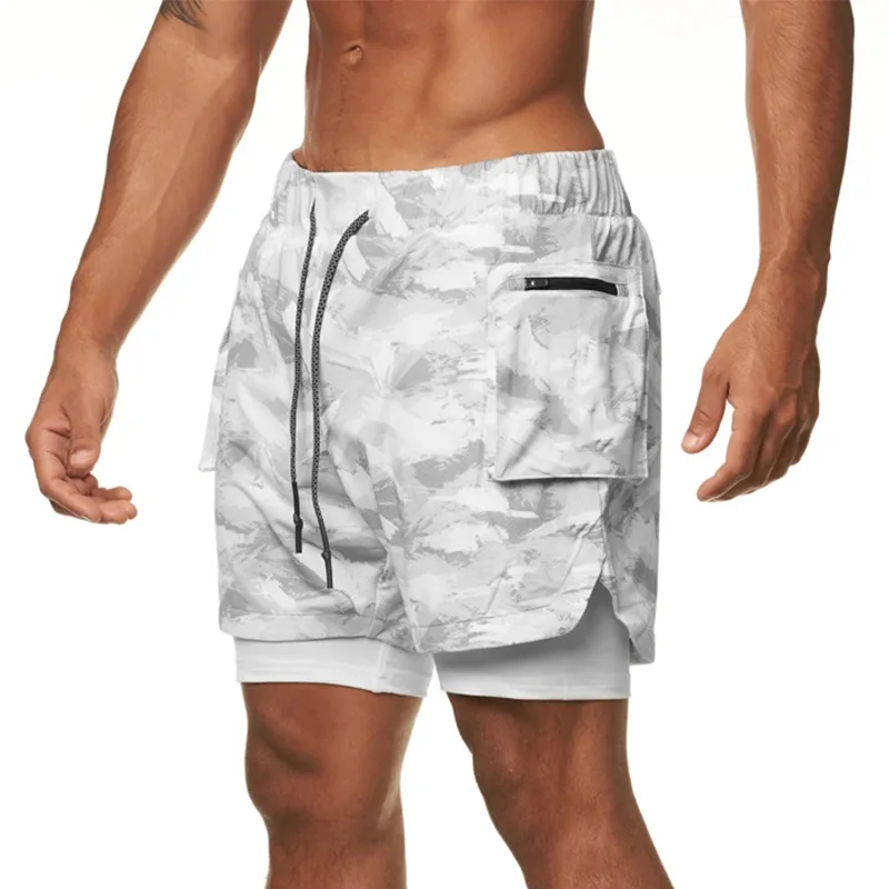 

Men's Outdoor Loose Fit Breathable Quick Dry Running Gyms Bodybuilding Fitness Shorts