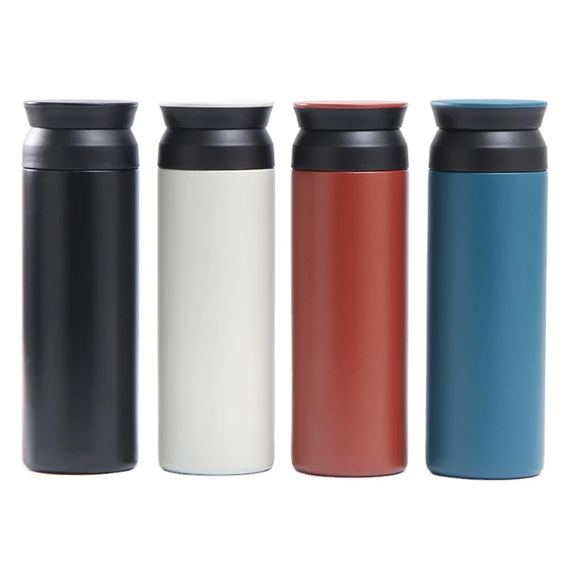 

New creative vacuum flask 304 stainless steel heat preservation vacuum cup car straight cylinder cup, Variety
