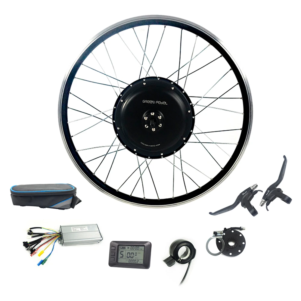 

Greenpedel rear wheel 48v 1000w electric bike BLDC hub motor 28 inch ebike conversion kit