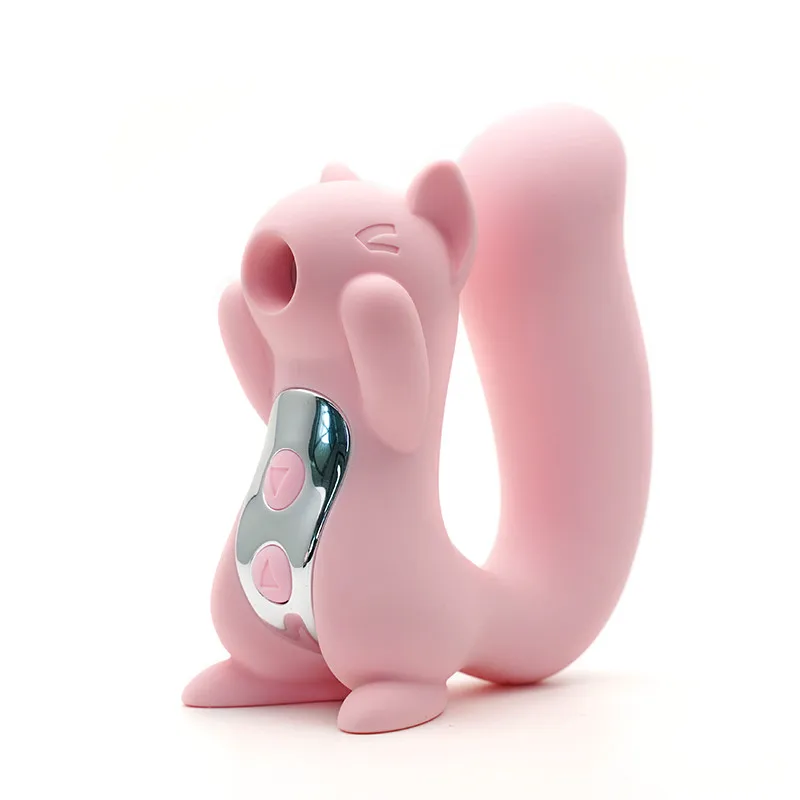 

Amazon Vibe Couple 10 Frequency Vibration Tongue Licking Nipple Clit squirel Sex Toy Funny Cute Squirrel Vibrator For women