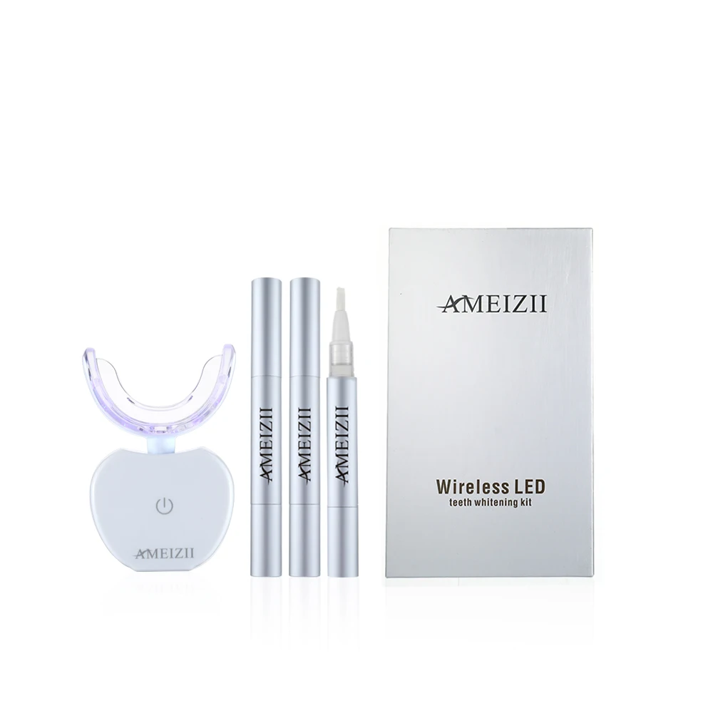 

2021 Wireless Teeth Whitening Kits 32 LED Dental Bleaching Lamp Oral Cleaning Care Gel Pen Blanchiment Dentaire Tooth Whitener