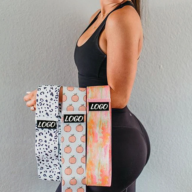 

Workout Exercise Hip Bands Fabric Resistance Hip Loop Booty Bands for Women, Black, gray, green, pink, purple, blue