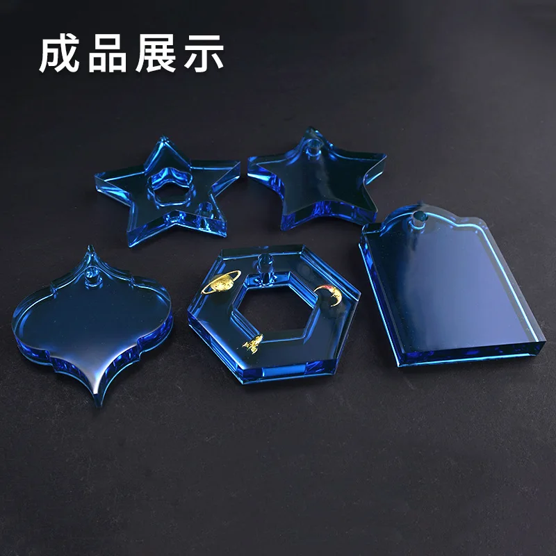 Yeni Gelenler Şeffaf Silikon Kalıp Kurutulmuş Çiçek Reçine