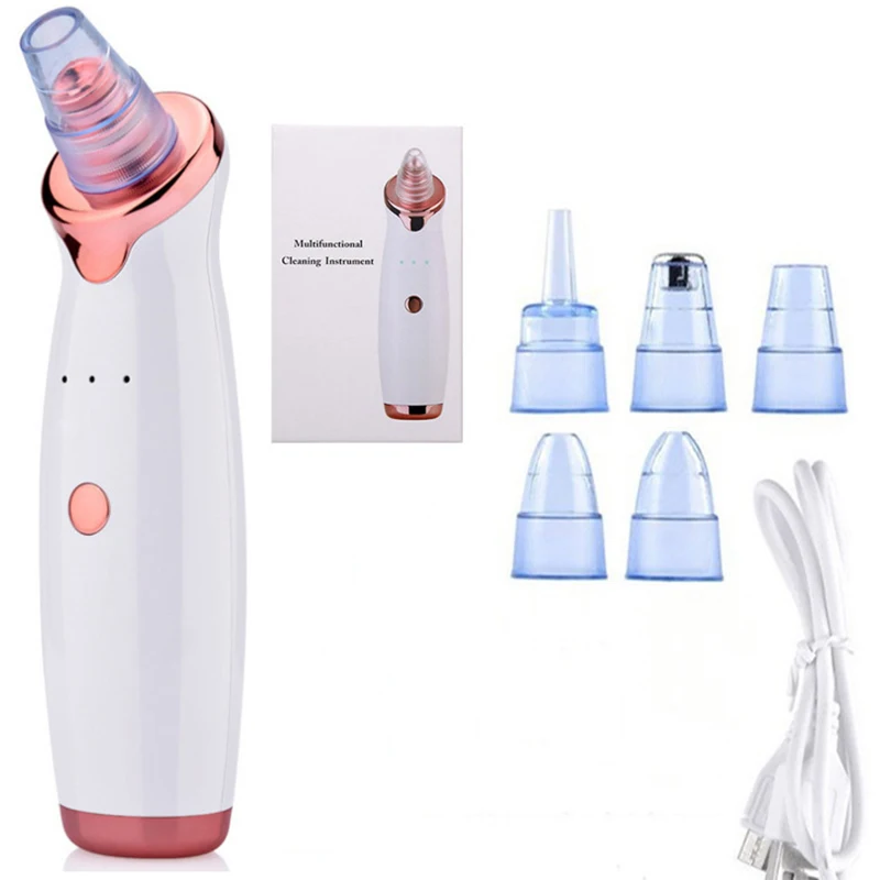 

2020 New Portable blackhead remover household skin cleaner multifunctional skin beauty instrument, White