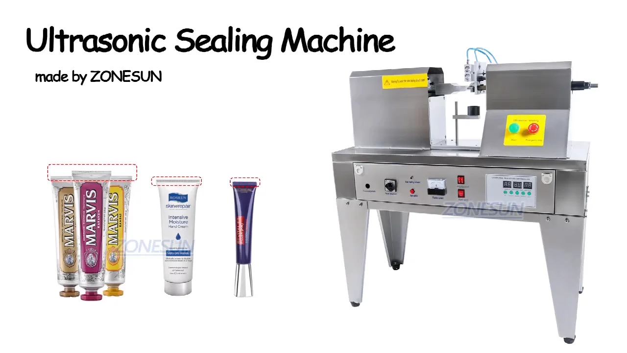 Zonesun Qdfm125s Semiautomatic Ultrasonic Plastic Tube Sealing