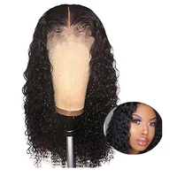 

iFINER 13x6 Deep Part 130% Density Real Human Hair Pre Plucked Deep Curly Lace Front Wig With Baby Hair Bleached Knots