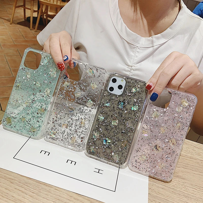 

Flash Phone Case Diamond Rhinestone Bumper Luxury Beautiful Girl Phone Case 11 6.1 Inches