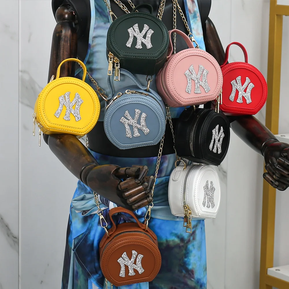 

New Luxuy Brand PU Leather Shoulder Bags Handbags for Women Chains 2021 Fashion Designer Mini Crossbody Bag Purse and Handbags