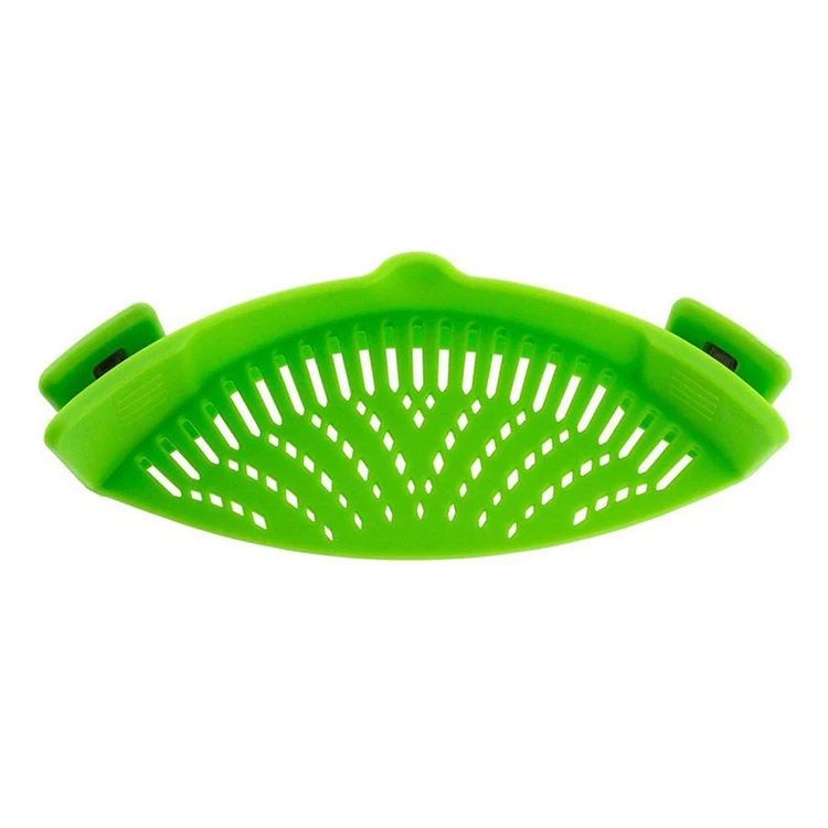 

Silicone Clip-on Strainer Strain Strainer Fits all Pots and Bowls Draining Liquid Tool