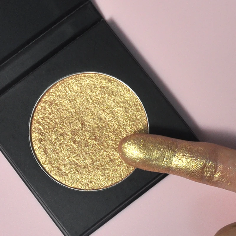 

No Logo Cosmetics Single Pink Color Loose Powder Highlighter Makeup