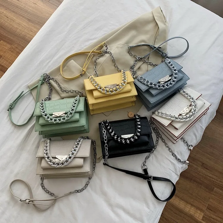 

Qetesh Lady Bags 2020 Trendy Pu Leather Purses Shoulder Handbags For Women, Customizable