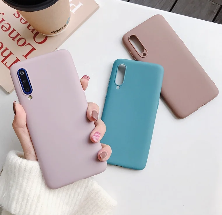 

New Full Cover Liquid Silicone Phone Case For xiaomi mi 9 lite se mi9 mi8 8 a2 lite 9t pro a3 a1 note 10 mix 2s tpu back case