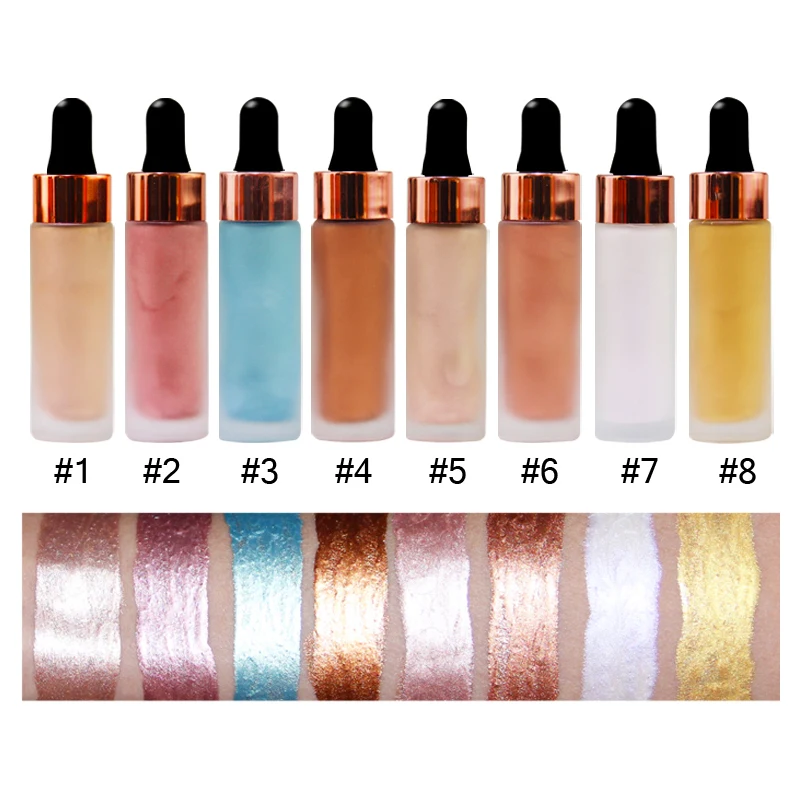 

VV-H08r Brightness face shimmer luxury factory makeup custom 24h lasting contour oil control waterproof vegan liquid highlighter