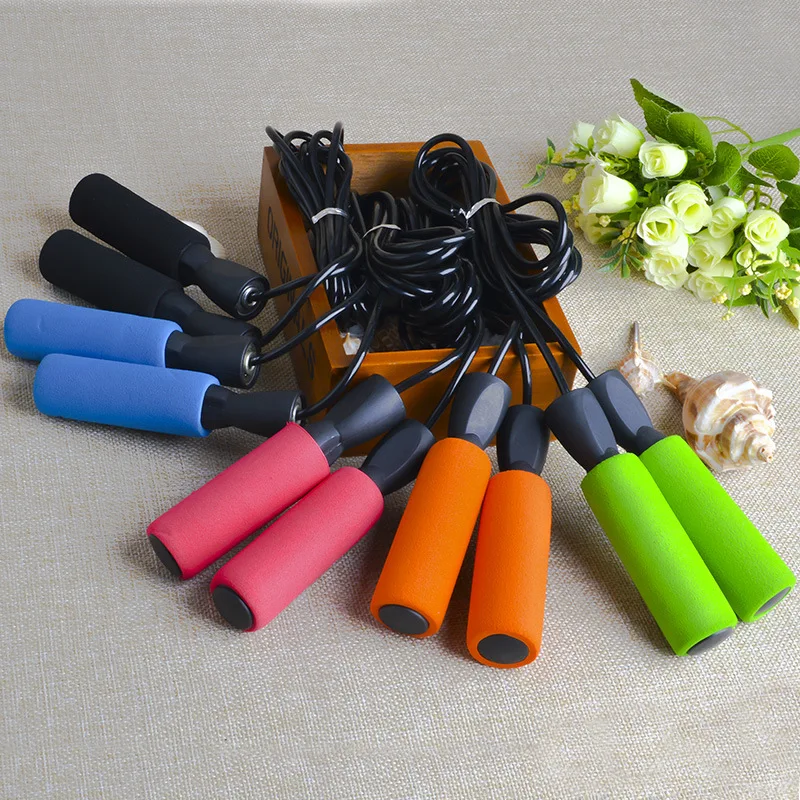 

Adjustable Portable PVC Fitness Training Exercise Equipment Foam Handle Jump Rope