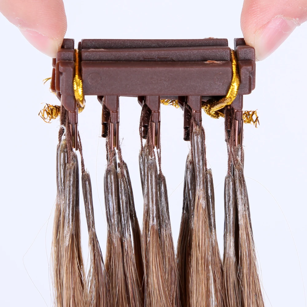 

TopElles Factory Wholesale High end customization virgin 6d hair extensions human hair and 6d xtension machine tools, Custom colors