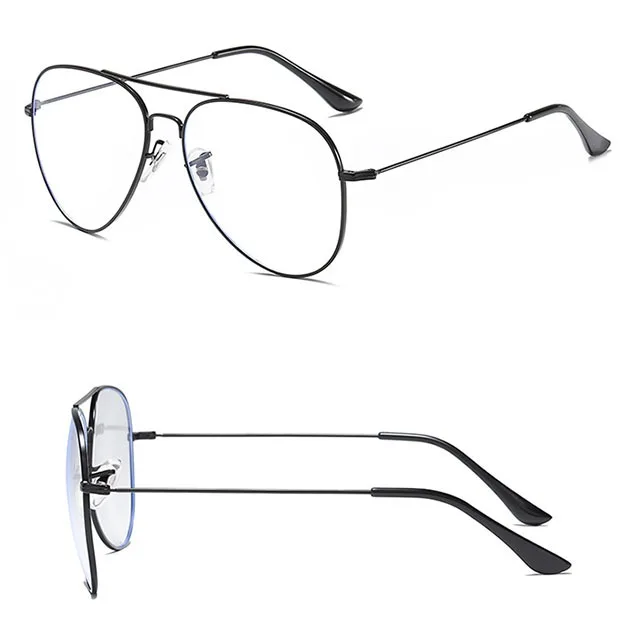 

DLO8804 DLglasses Anti-Blue Metal Glasses Frame General Flat spectacle frames for Men and Women