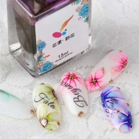 

No Lamp Charming Flower Water Color Nail marble ink for nails gel