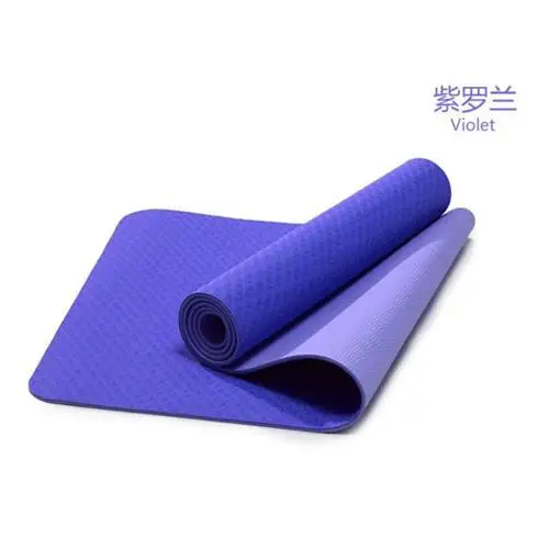 

TPE Multicolor Customize Yoga Mat For Fitness, Purple