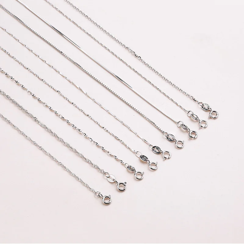 Серебряные цепочки для девушек