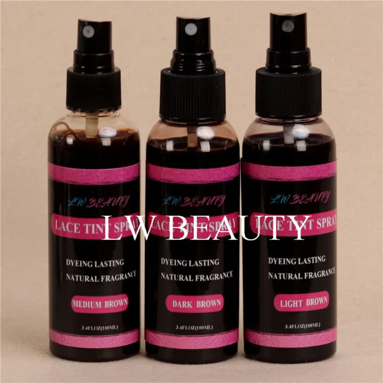 

Free Sample Lace Tint Spray Private Label Accept For Lace Wigs Frontal