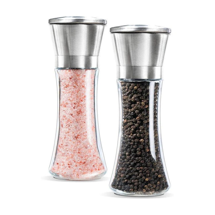 

hot sale stainless pepper & salt & spice grinder mill manual machine, Silvery