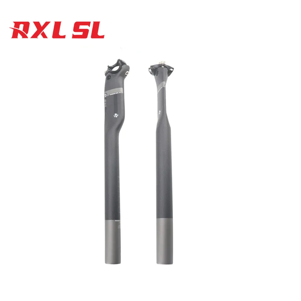 

RXL SL Gray Carbon Fiber 27.2 Seat post 31.6 Aero Seatpost MTB Bicycle Parts 400mm Custom Cycle Seat Post