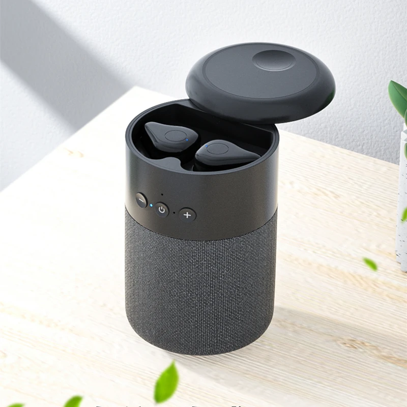 

2022 New Arrivals B20 2 in 1 tws earphone wireless speaker with speaker 3d bass sound portable mini earbud headphone