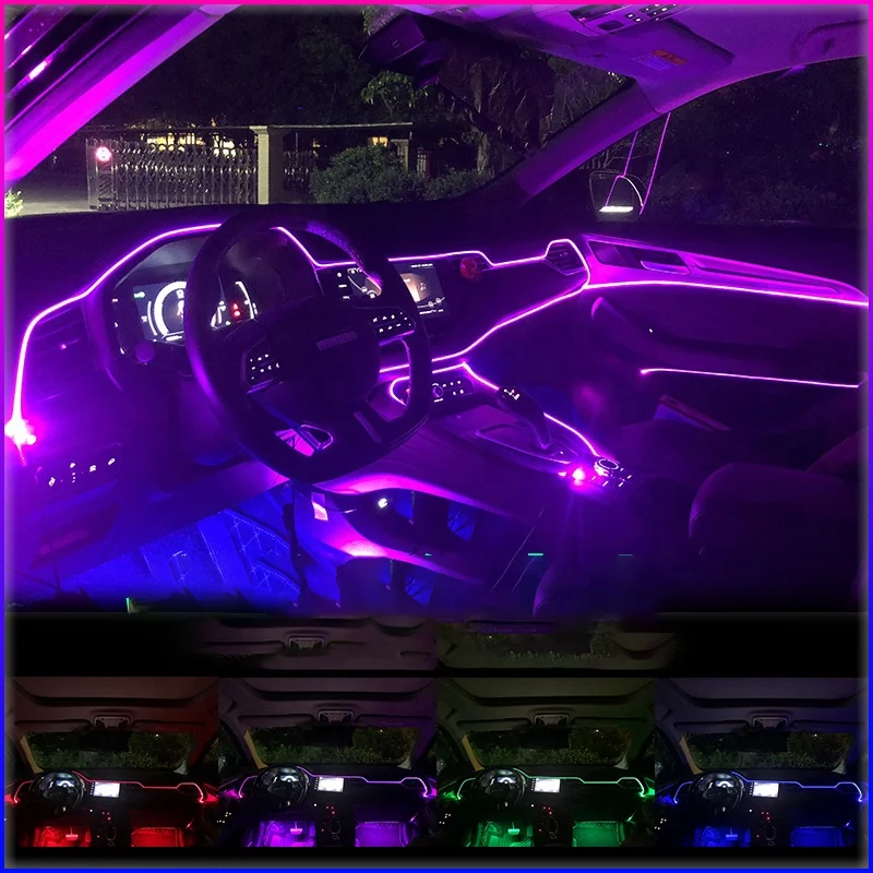 

Hot Sale Atmosphere Car Light Interior Strips for Auto Door Dashboard