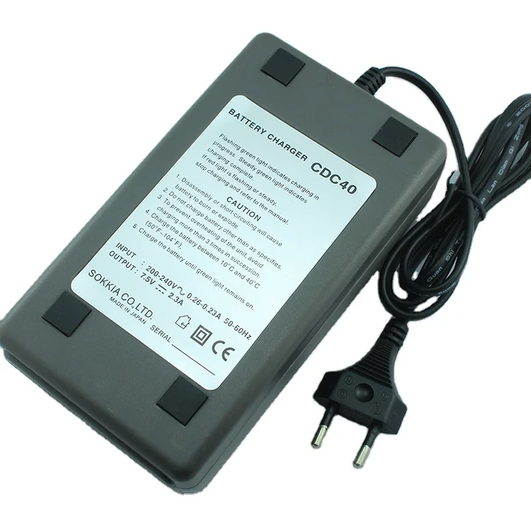 

Good Quality CDC40 Battery Charger For Sokkia Total Station Charger, Black