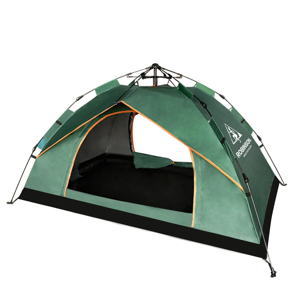

Robinson | Tent Camping Outdoor Waterproof Large Family For Campingts Automatic 6 2 Persons Quick Open European