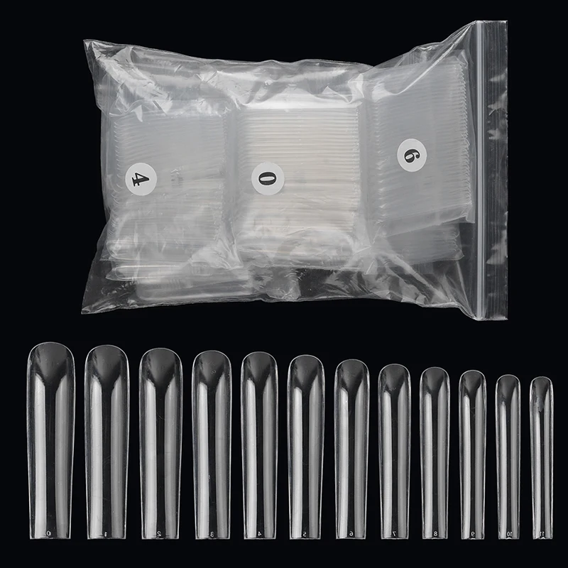 

Wholesale Long Straight Press On Nails Tips No C Curve 3xl XL XXL XXXL Square Full Cover Nail Tips, As the picture