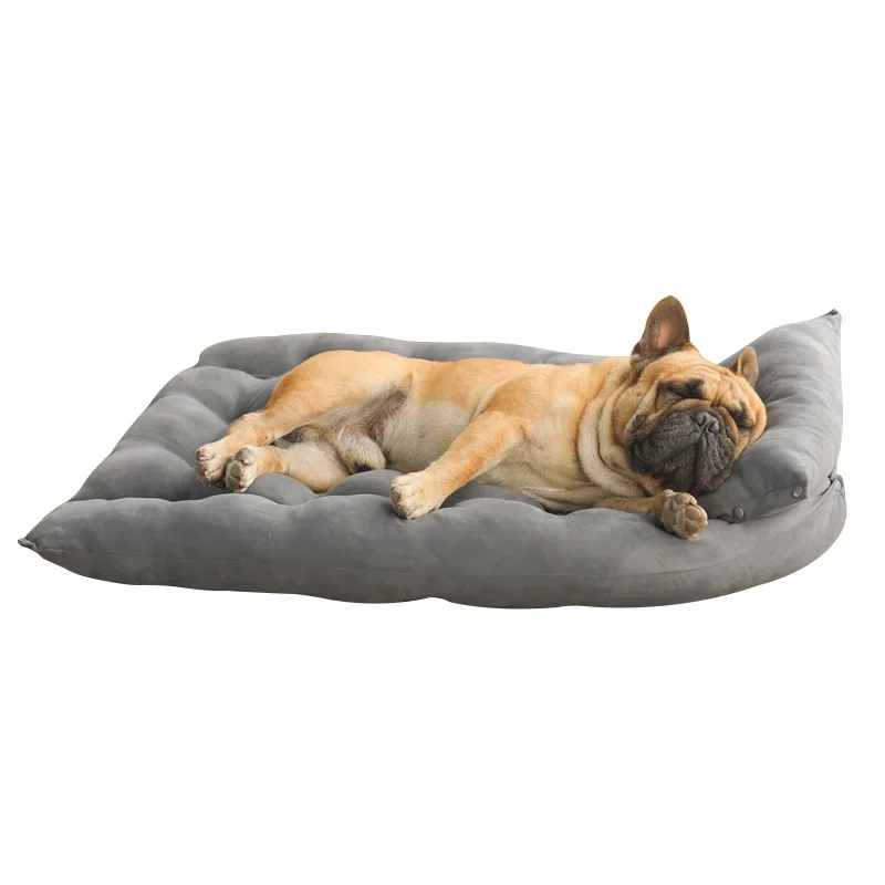 

Multifunctional folding square cushion pet sofa bed dog cushion can transform multi-purpose dog bed, Pink ,green ,khaki ,white, dark gray, light grey