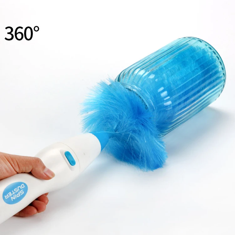 

Multifunction Home Full Automatic Clean Brush Car Static Cleaning Dust Dusters Duster, Blue white