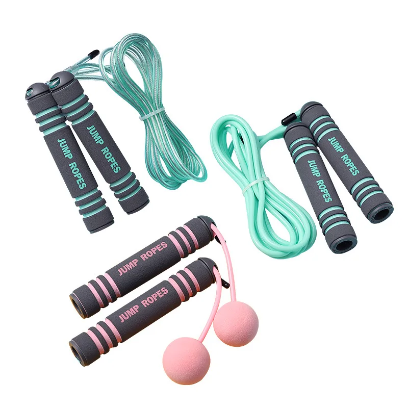 

RTS cheap wholesale adjustable exercise skipping jump rope fitness workout jump rope set kit