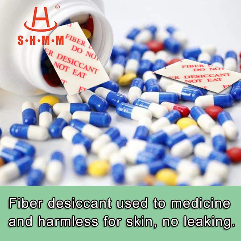 Filmed Cover Fiber Fibre Desiccant Drying Auxiliary Agents For Medicine