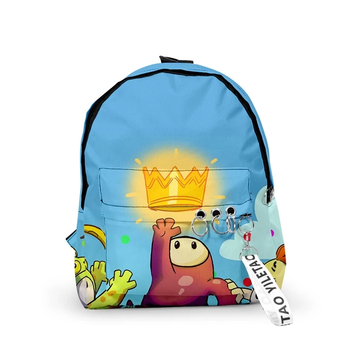 Hot Game Fall Guys 3d Digital Printing Fall Guys Backpack Game Fall