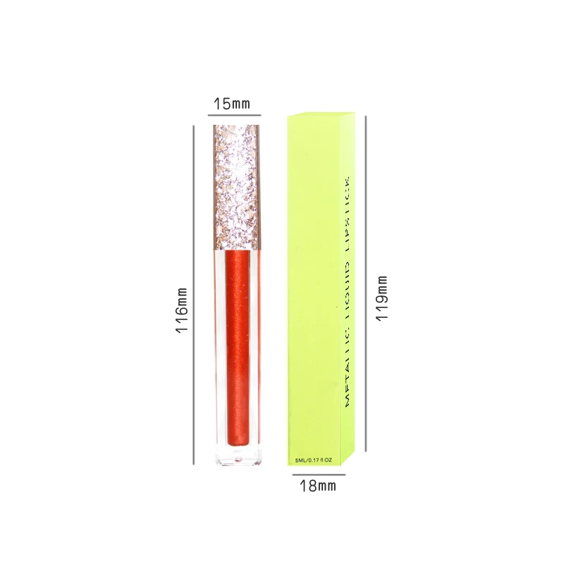 

Private Label Cosmetics Wholesale Metallic Liquid Lipstick