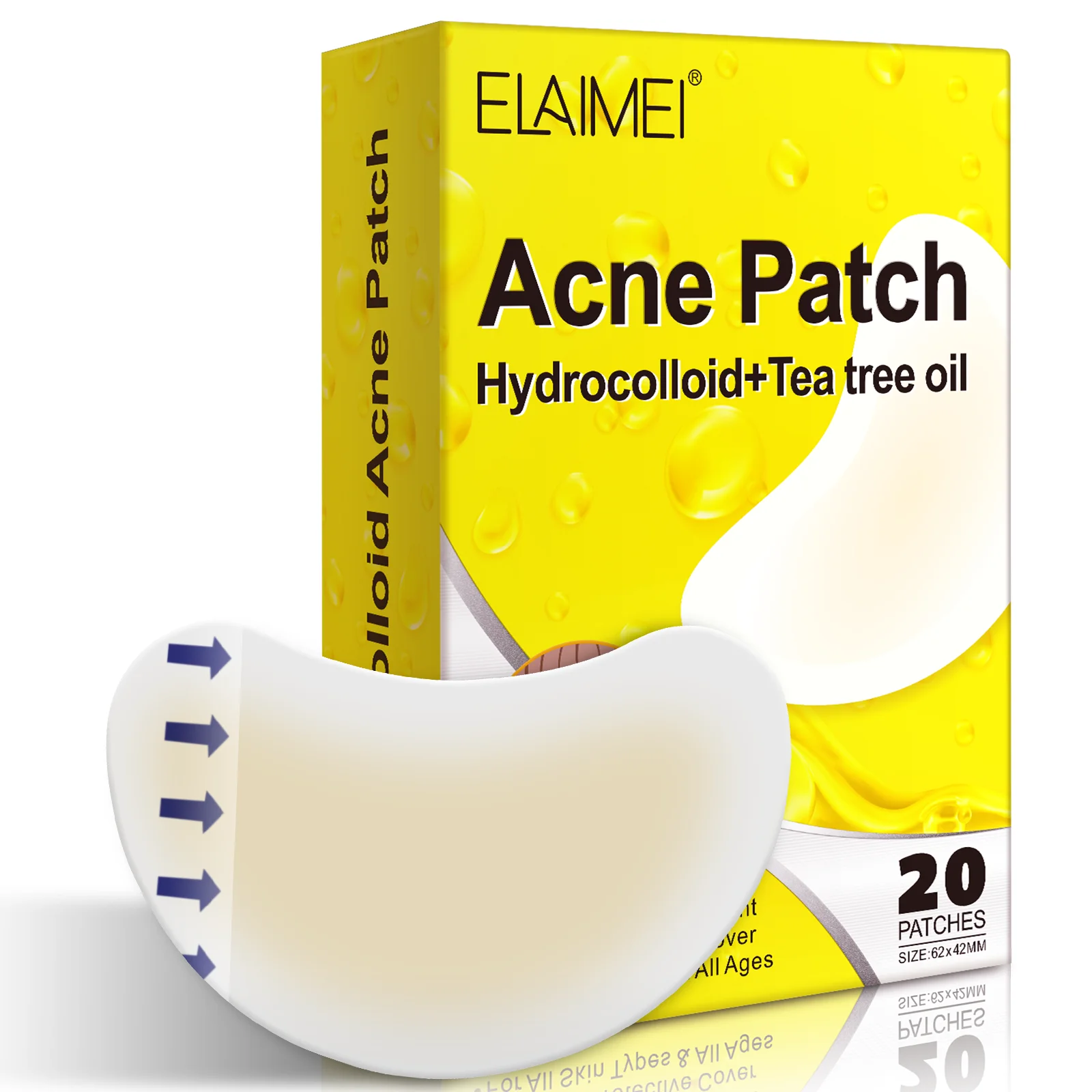 

Custom Professional Acne Spot Pimple Remover Patches Hydrocolloid Acne Patch